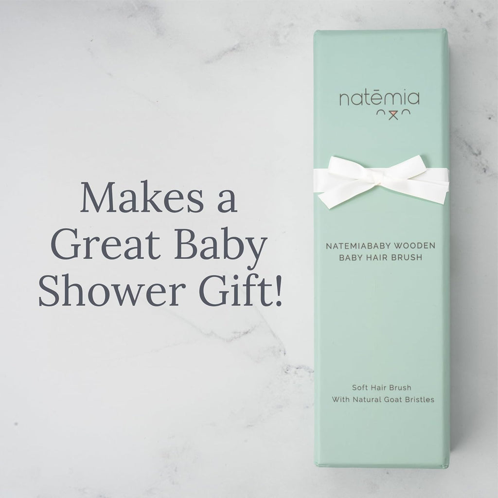 Natural Goat Hair Baby Brush