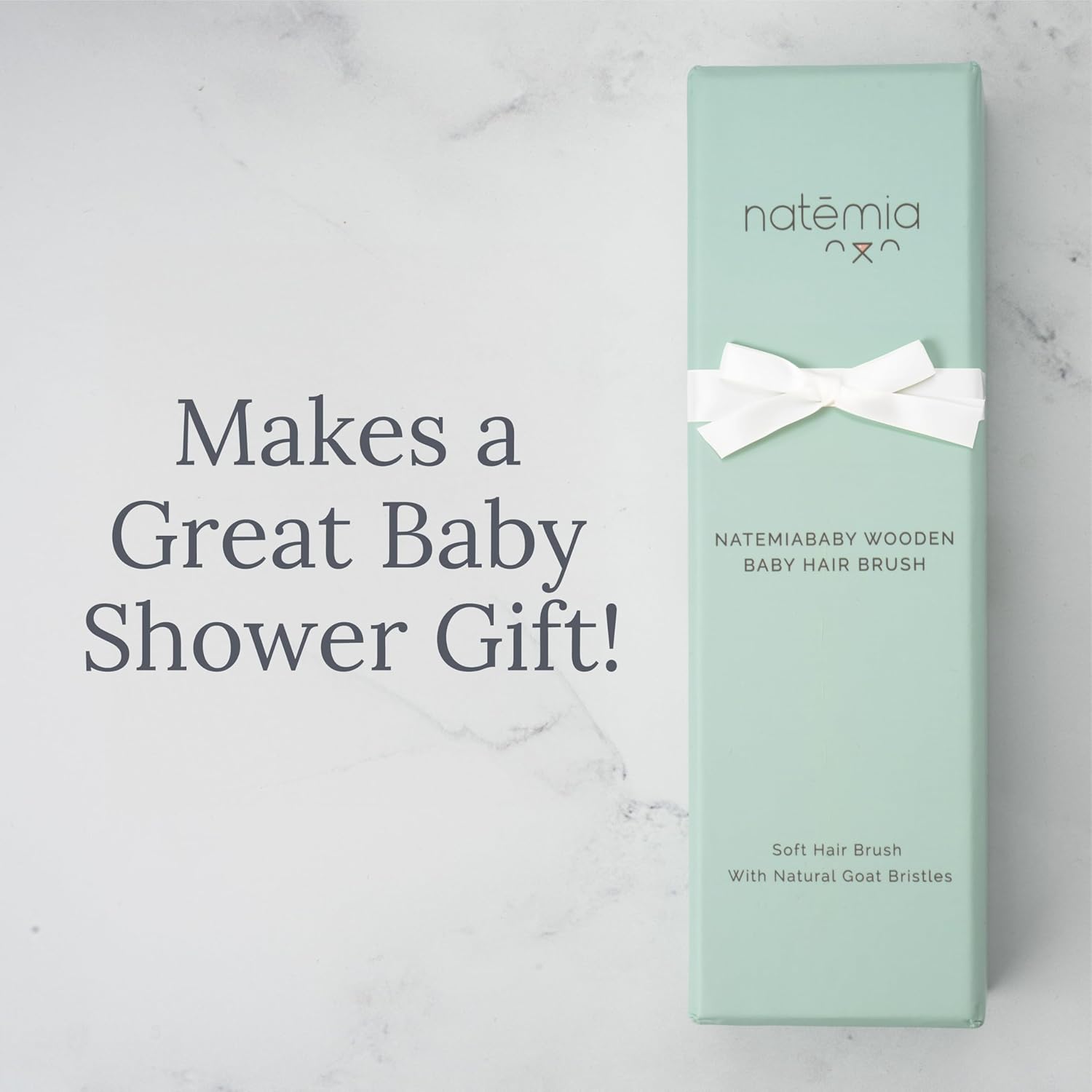 Natural Goat Hair Baby Brush